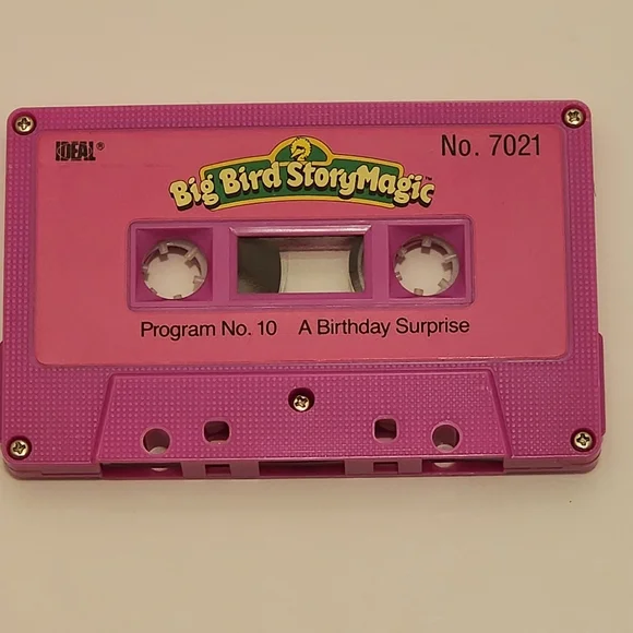 1986 Ideal Big Bird StoryMagic  Storybook & Cassette Tape - A Birthday Surprise - Picture 15 of 16